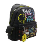 Mochila Cresko Espalda 16 Graffiti Ck365 Con Llavero